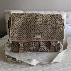 Coach crossbody laptop bag satchel messenger